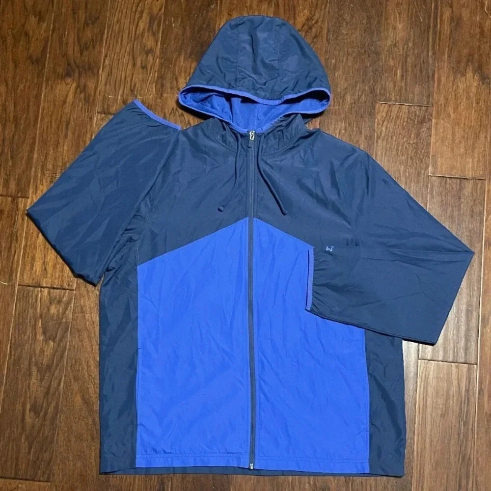 Vintage 90s Starter Full Zip Lined Hooded Track Jacket Y2K